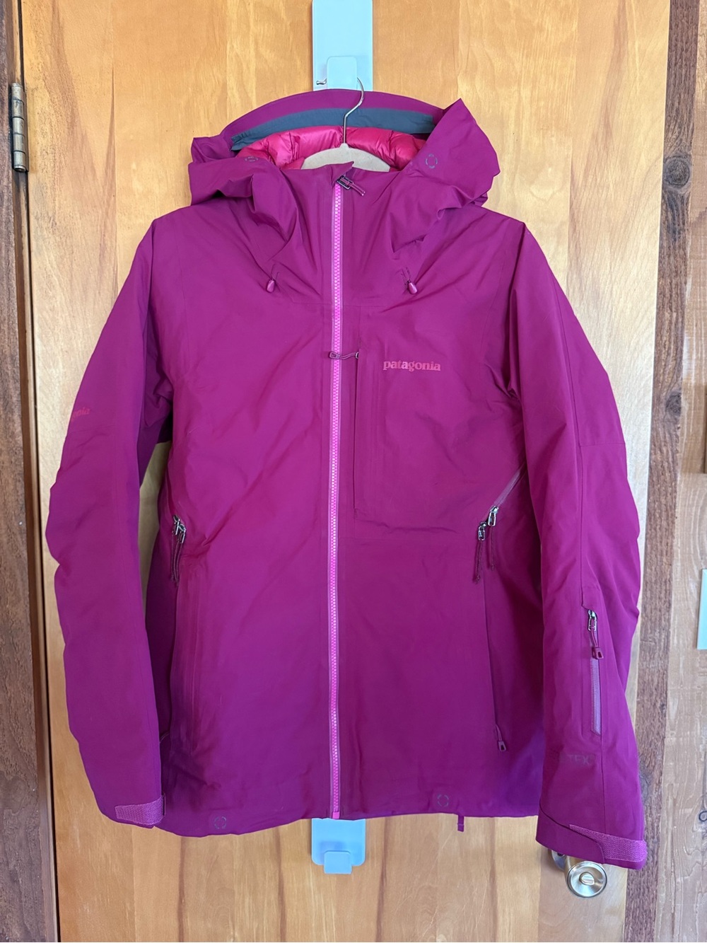 Patagonia Women's Magenta Hooded Ski Jacket
